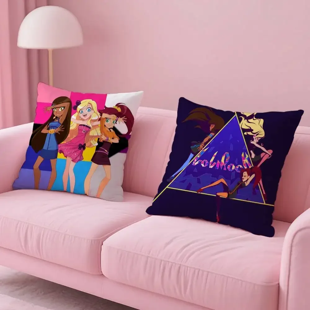 أنيمي البوب لولي R-Rock كيس وسادة آمنة مخصص صور وسادة، مكافحة تتلاشى نحى الصوف وسادة، آمنة للأمهات والرضع.