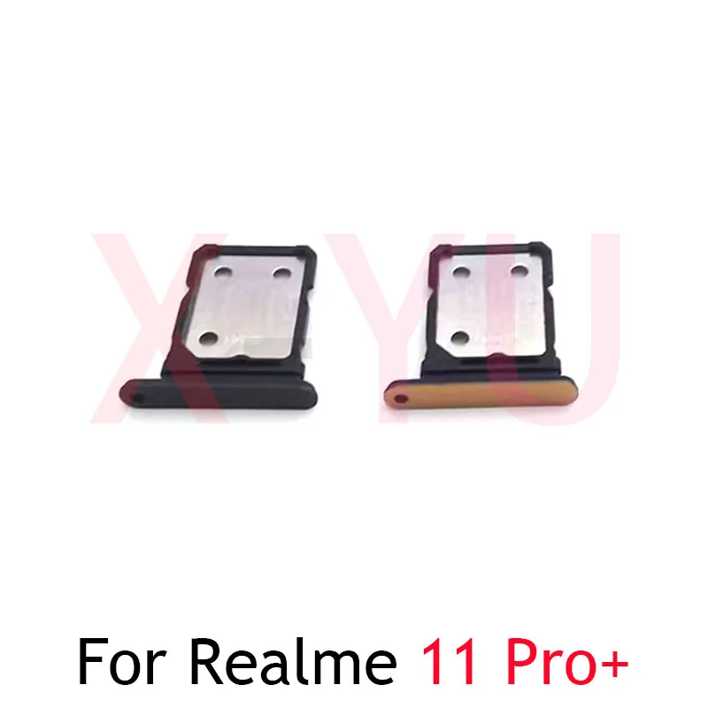 For OPPO Realme 11 12 12X Pro Plus Pro+ 5G Sim Card Slot Tray Holder Sim Card Reader Socket