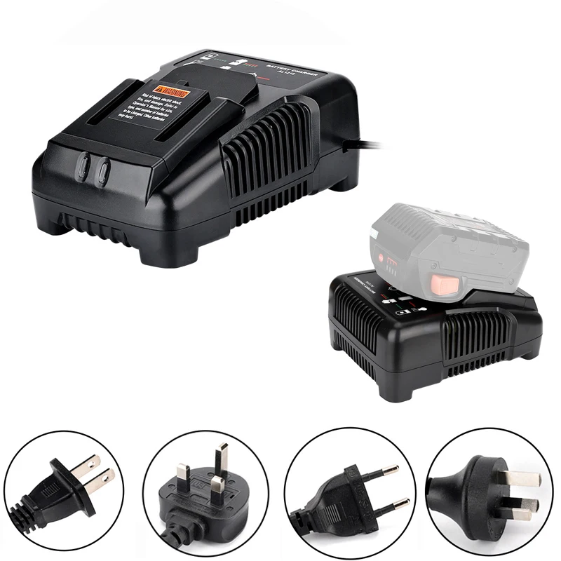 14.4V 18V Battery Charger For RIDGID AEG Serise Batteries L1850R L1815G L1825R L1890RHD Power Tool Use EU /US/UK/AU Plug