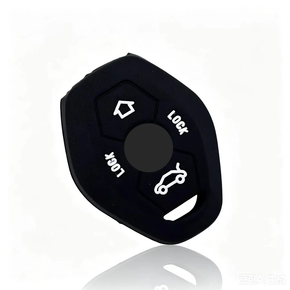 Silicone 4 Buttons Key Case Cover for Some B/N/W X5 E53 X3 F83 E46 E39 E38 E60 E63 E61 E64 Series 3 5 7 330i Z3 Z4 E85 E86 M5