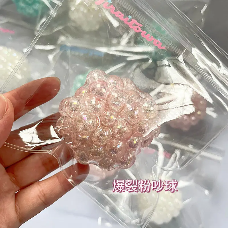 Kreatywna śliczna szumiana piłka szczypta zabawki do ściskania śmieszne zabawki antystresowe kształtująca perła ręcznie robiona piłka szumiana piłka prezenty dla dzieci
