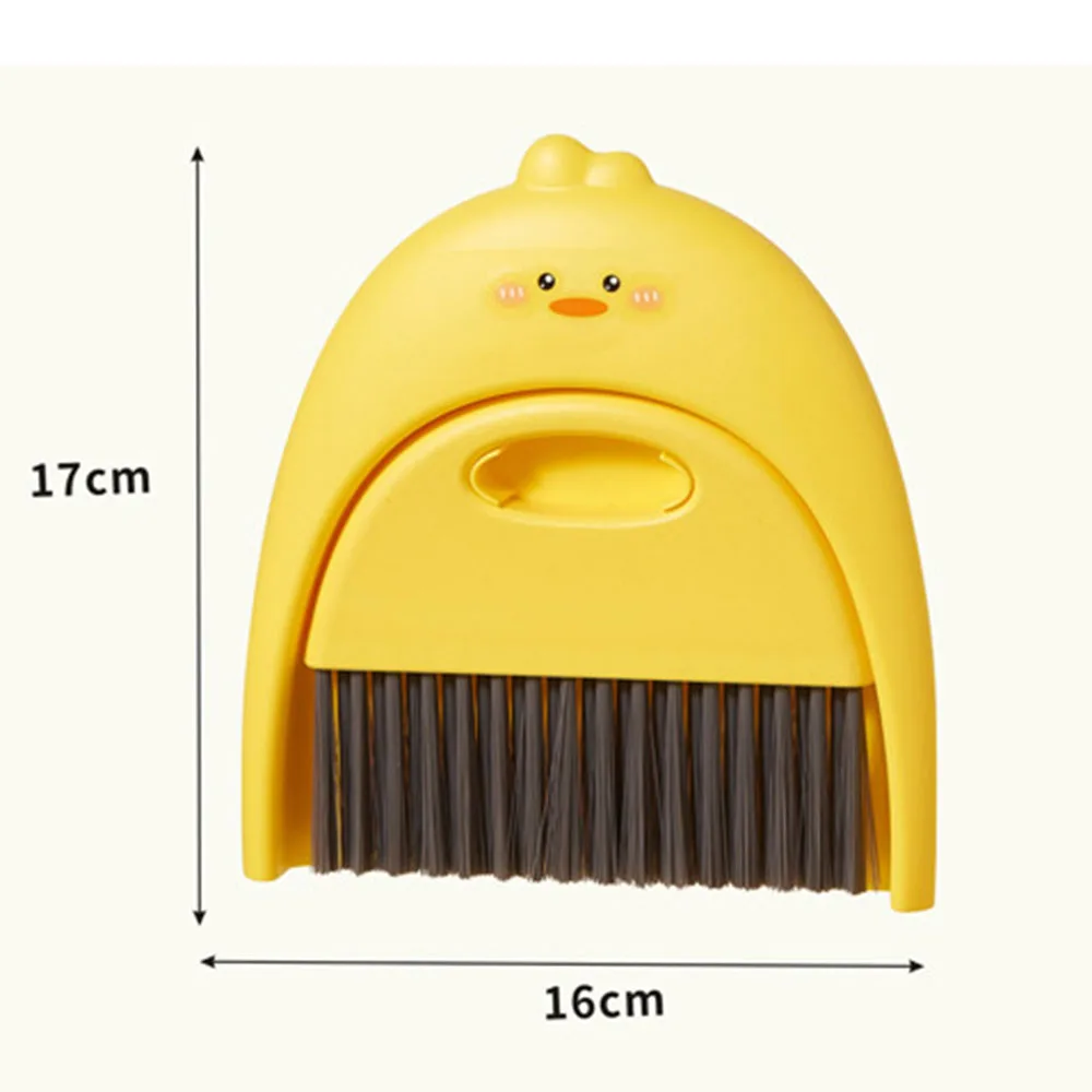 Creativity Stylish Household Mini Dustpan Set Cartoon Pattern Multipurpose Dustpan Tool For Babies Hanging