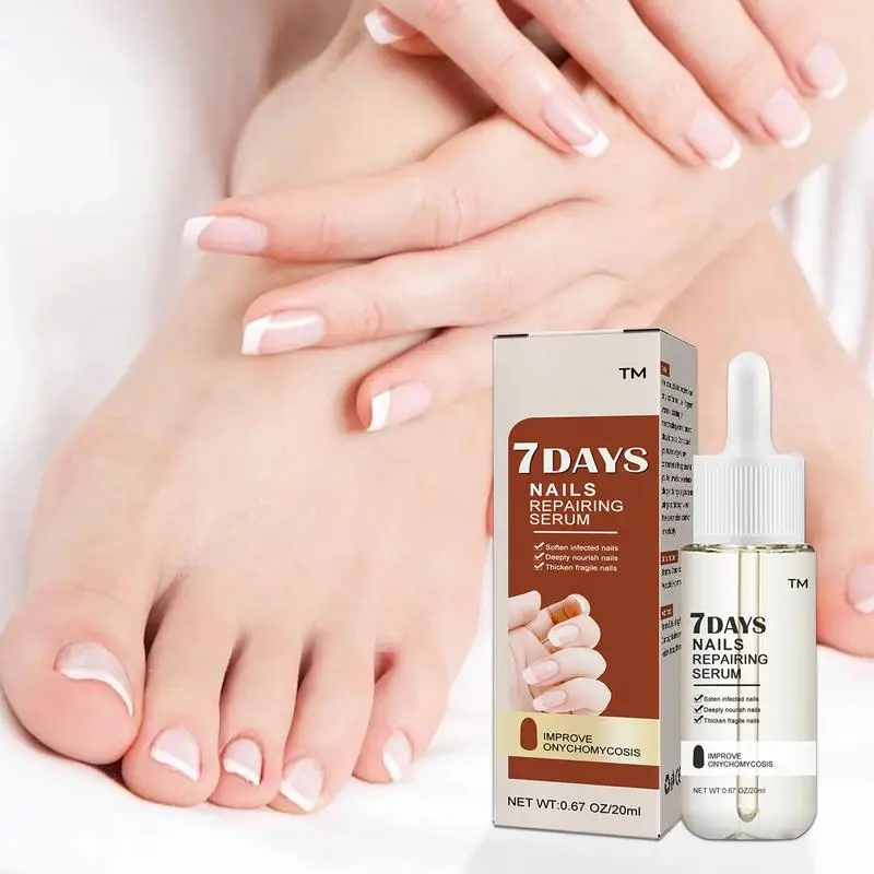 Nail Repair Essence 7 Day Nail Care Toenail Care Essence 20ml Nail Care Serums For Toenail Or Fingernail Fix & Renew Damage Nail