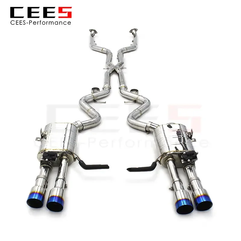 CEES Exhaust Pipes for BMW M3 E92 4.0L 2008-2013 Tuning Performance Stainless Steel Valve  Muffler Car Exhaust Assembly System