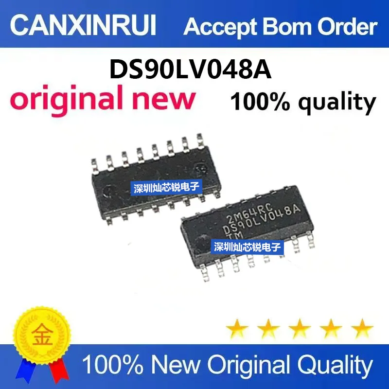(5-100pieces)Brand new original DS90LV048A DS90LV048ATM surface-mount SOP16 line receiver chip