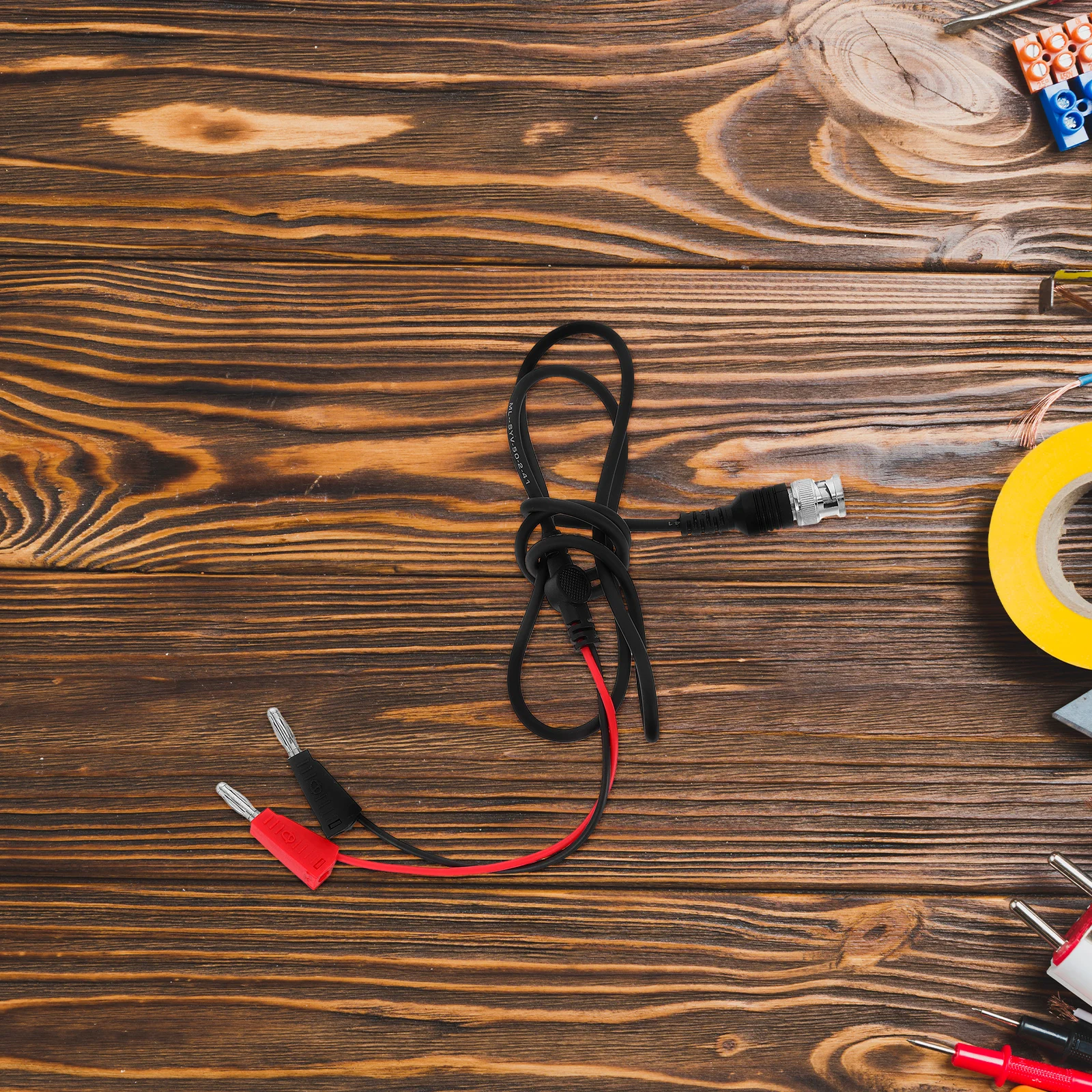 

Oscilloscope Banana Plug Cable Probe Test Wire Multimeter Leads Line Copper Signal Transmission Rotatable Connection Kit
