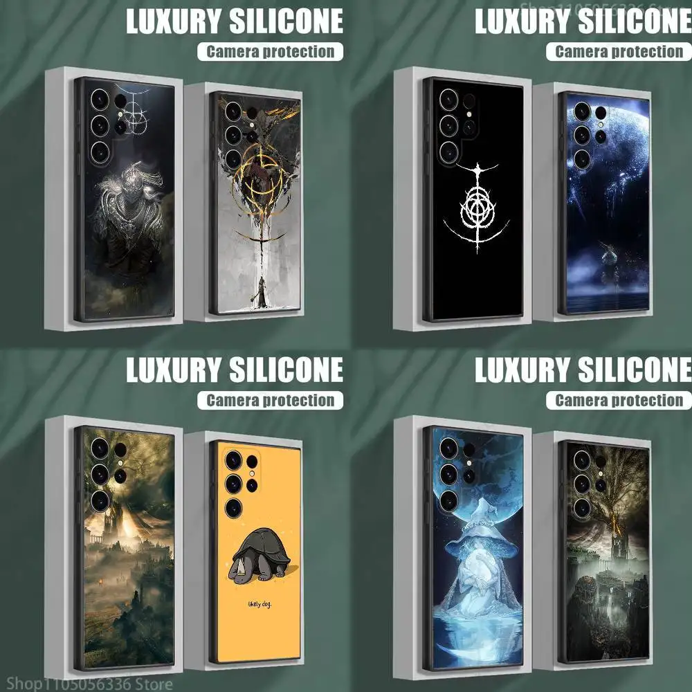 

Souls-like games Phone Case For Samsung S25,S24,S23,S22,S21,S20,S10,Ultra,Plus,Lite,FE,Soft Silicone Black Cover