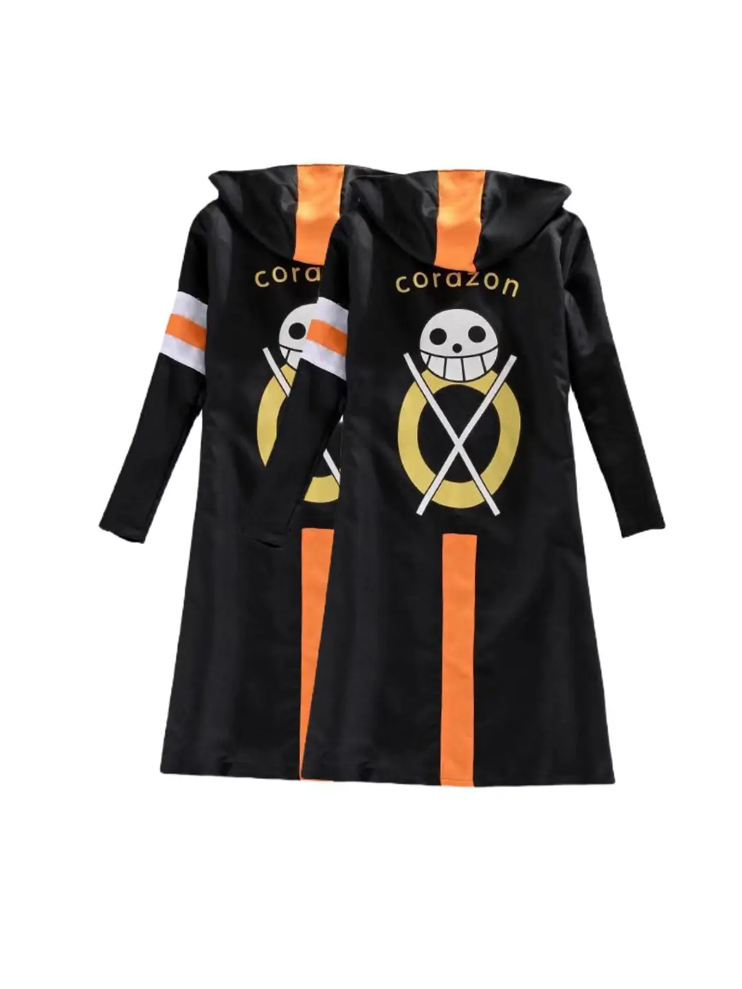 Anime Cosplay, Trafalgar D. Veste coupe-vent longue pour homme, costume de loi de l\'eau, Everak, Halloween Cosplay, Trafalgar Manteau