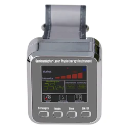12-Hole LLLT Hypertension Laser Therapy 650nm Watch Semiconductor Blood Irradiation Treatment Acupuncture Points Wrist Watch