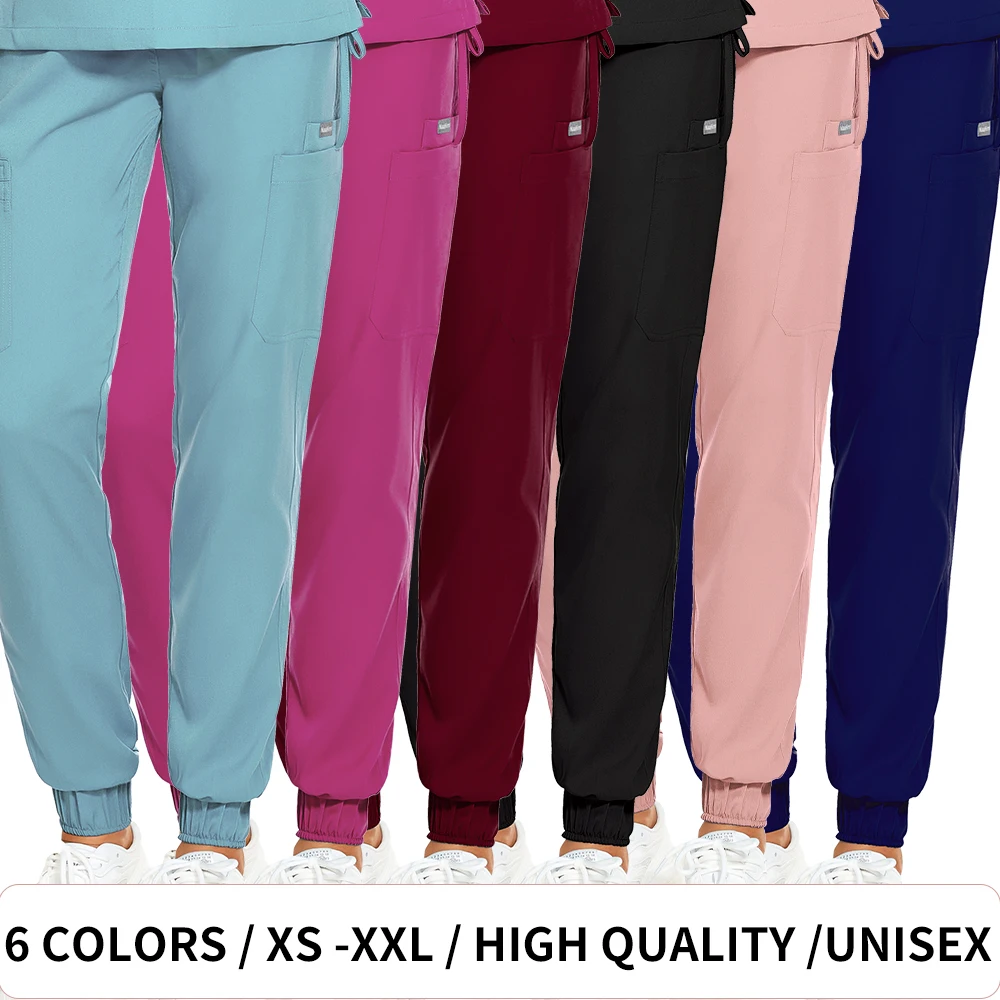 Pantalones de trabajo Unisex para hombre y mujer, ropa de laboratorio, pantalones médicos, uniforme de enfermería, médico, Hospital, venta al por mayor