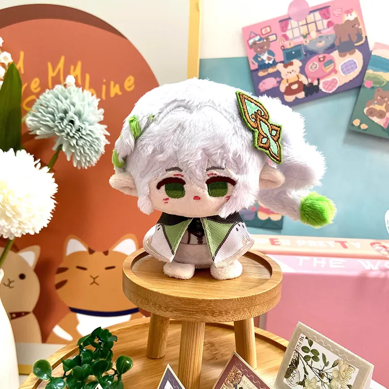 

Genshin Impact Plush Dolls Kaeya Diluc Wanderer Nahida Tighnari Cyno Anime Figure Stuffed Toys Pendant Keychain