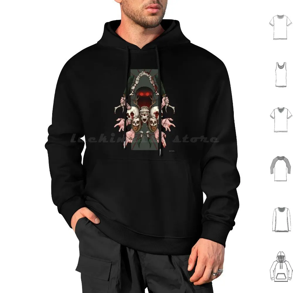 Mothman Cult Hoodie cotton Long Sleeve Mothman Gopencyprep Dave Carender The Mothman Fo76 Cult Moth Man Virginia Point