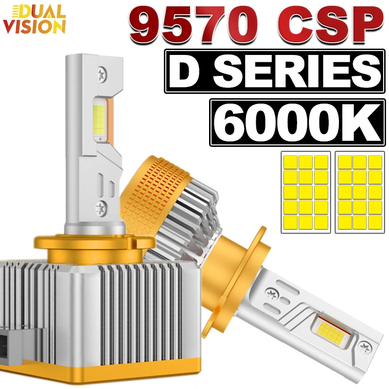 

D1S D3S H7 H11 H4 LED Car Headlight Bulb 6000K White Super Bright D4S D2S D5S D8S H1 9005 9006 9012 LED Bulbs Canbus Xenon Light