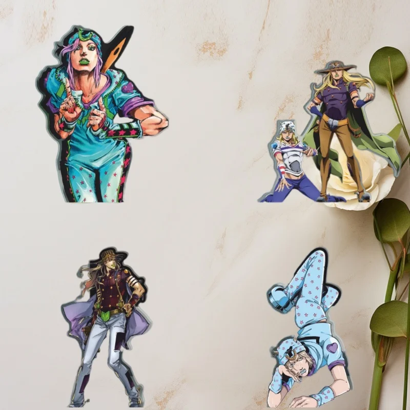 Акриловая подставка 15 см для Steel Ball Run: Гироскоп Зеппели, Джонни Джостар, персонажи аниме, декоративная акриловая фигурка ﻿ подарок