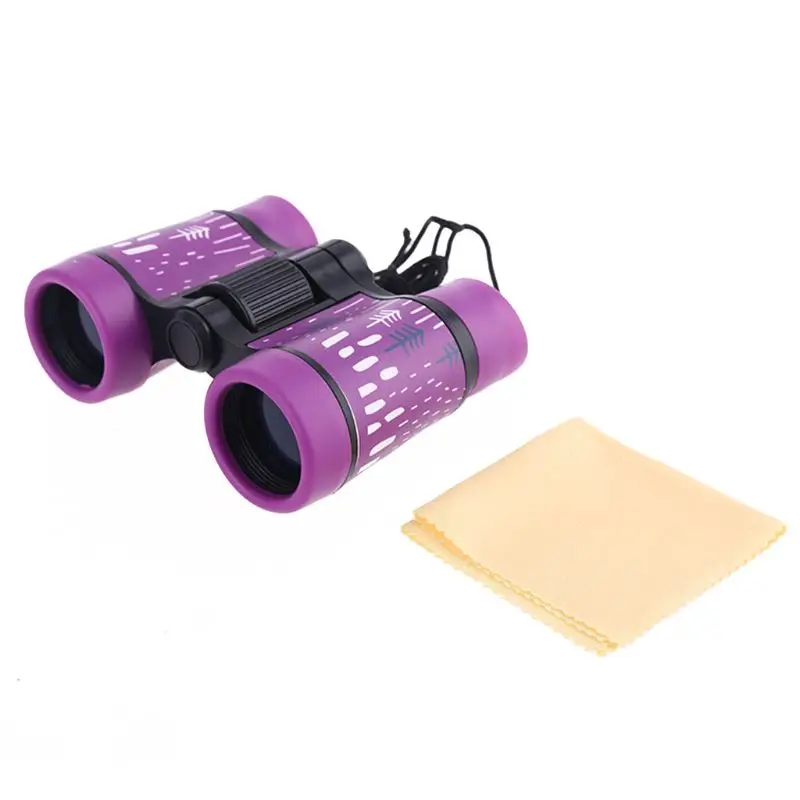 Imagem -04 - Binóculos Telescópio Leve Lente Objetiva Óptica Brinquedos para Jogos ar Livre 4x30