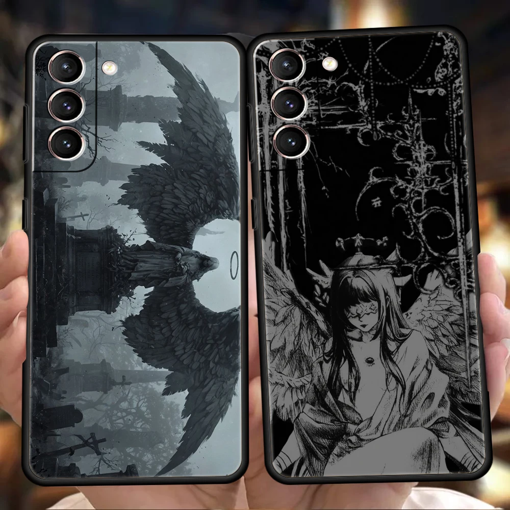 Dark Angels Phone Case for Samsung Galaxy S26 S25 S24 S23 S22 S20 Ultra S25Edge S25 S24 S23 S21 FE Plus Cover Capas Present Bags