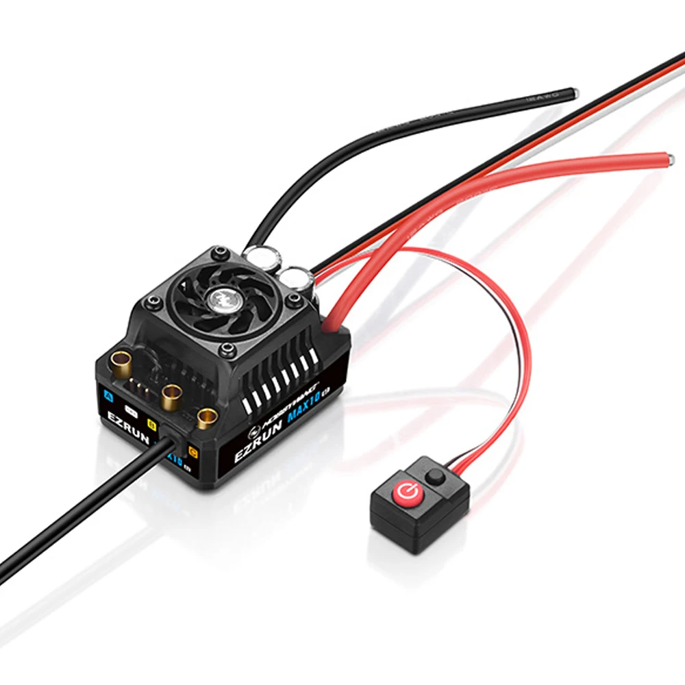 New Hobbywing EzRun MAX10 G2 Sensible Brushless ESC 3652/3665 G3 motor package combination is applicable to 1/10 RC vehicles