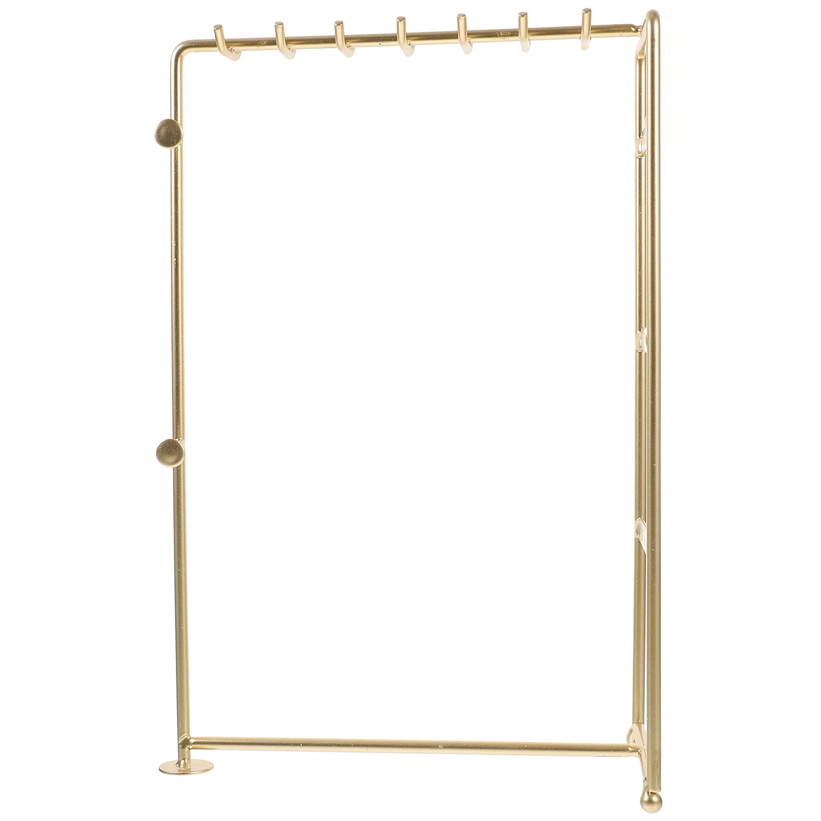 

Earring Display Jewelry Rack Jewelry Rack Holder Necklace ganizer Wrought Iron Shelf Counter Travel Desktop Storage