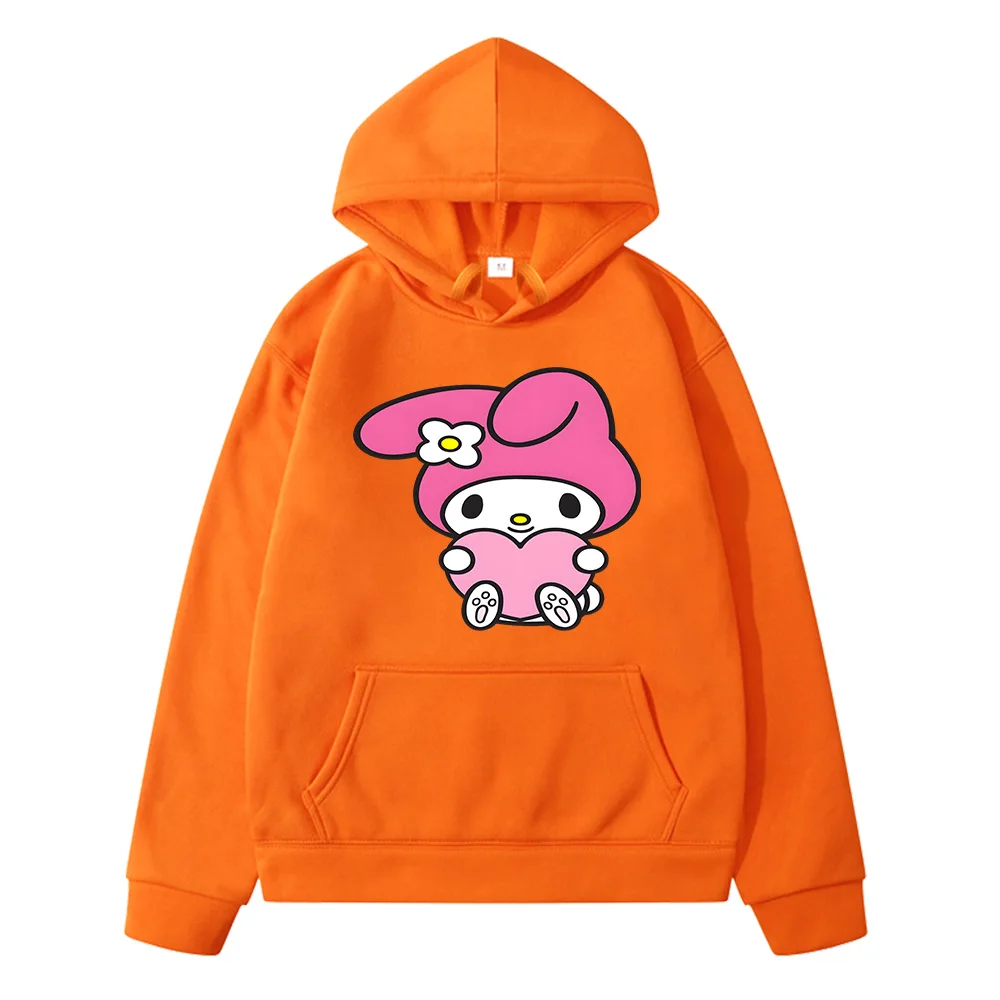 Melody Buuny Cartoon Printing Hoodies Autumn Comfortable Children Cute Sweatshirts Streetwear Boys Girls Clothing Kawai Costumes