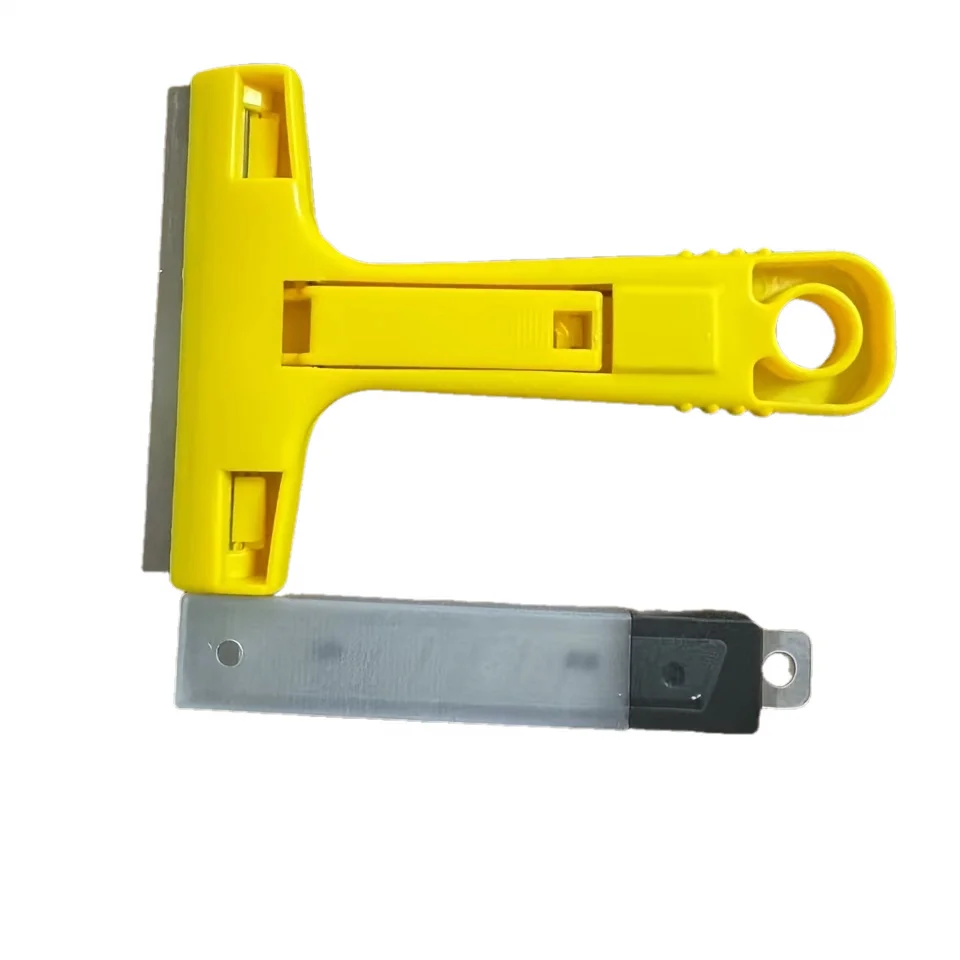 أداة مكشطة شفرة الحلاقة الواسعة - منظف الزجاج مناسب للمواقد والنوافذ وإزالة الطلاء وإزالة بقايا اللاصق