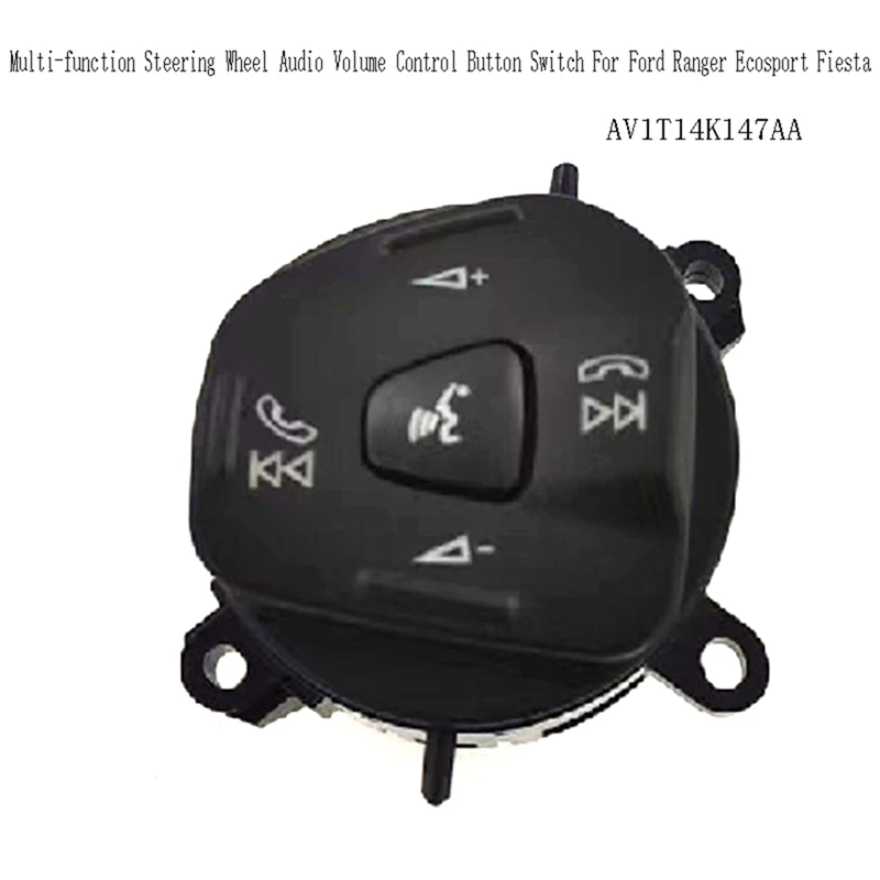 AV1T14K147AA Multi-Function Steering Wheel Audio Volume Control Button Switch for Fiesta