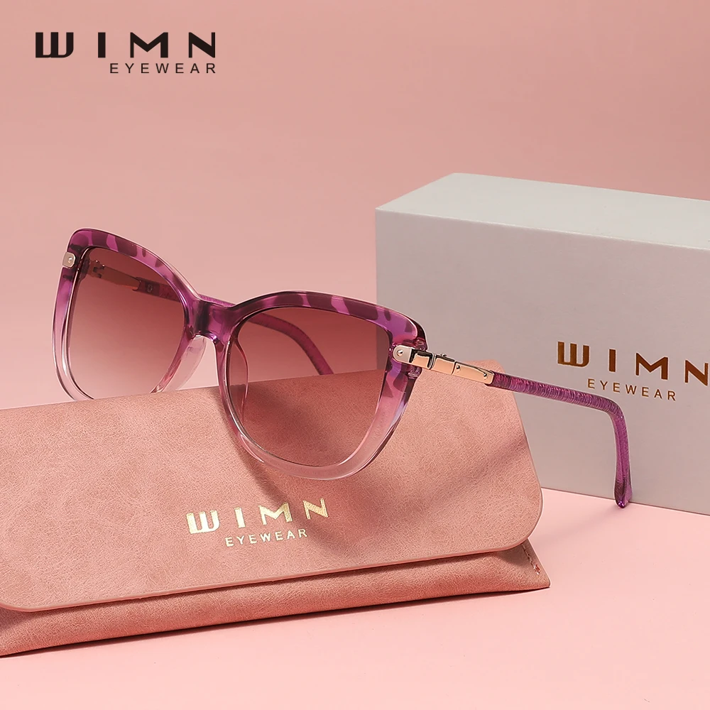 

WIMN Trendy Luxury Cat Eyes Frame Sunglasses UV400 Protection Glasses For Ladies Travel Stylish Eyewear