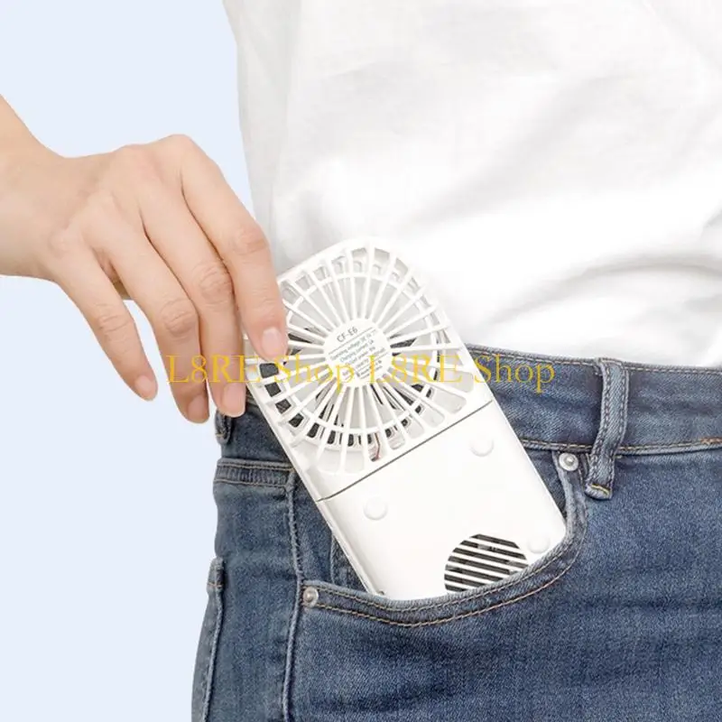 L8RE قابل للتعديل 3 سرعات التبريد مروحة قابلة للطي عالية السرعة مروحة منفاخ محمولة محمولة محمولة