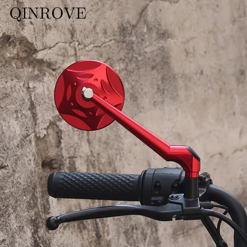8 10MM  Motorcycle Side Rearview Mirror Aluminum Alloy Mirror Universal For Honda CB650R CB400F CB500X Rebel Suzuki GSR 600 750 view 5