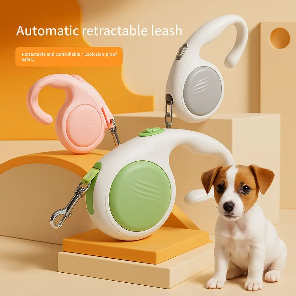 

Flexible 3m Dog Leash Hand Holding Anti-Slip Handle Dog Rope Pet Leashing Automatic Retractable Dog Chain Cat