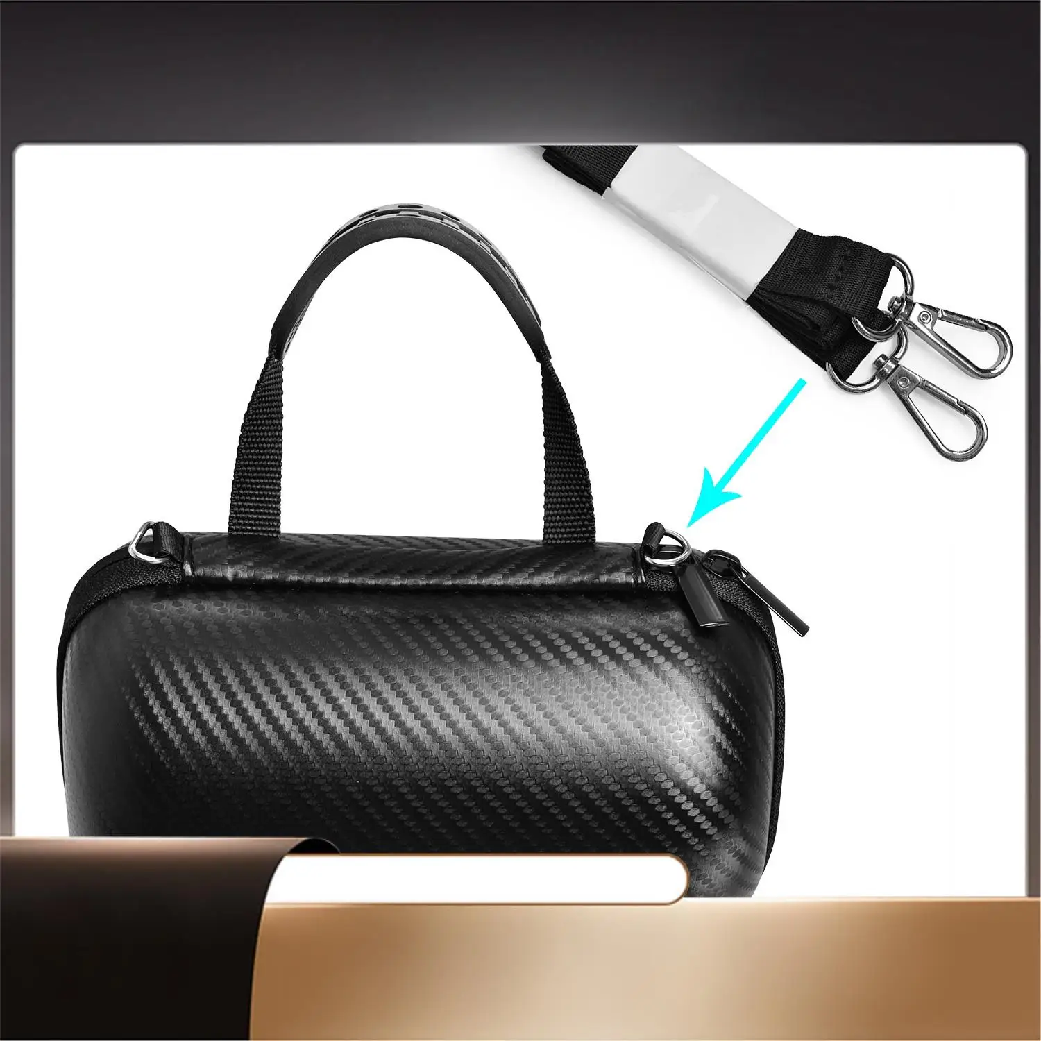 Portable Storage Box Carrying Bag Pouch Case Cover For Bose Soundlink Revolve Plus Bluetooth Speaker-X64A