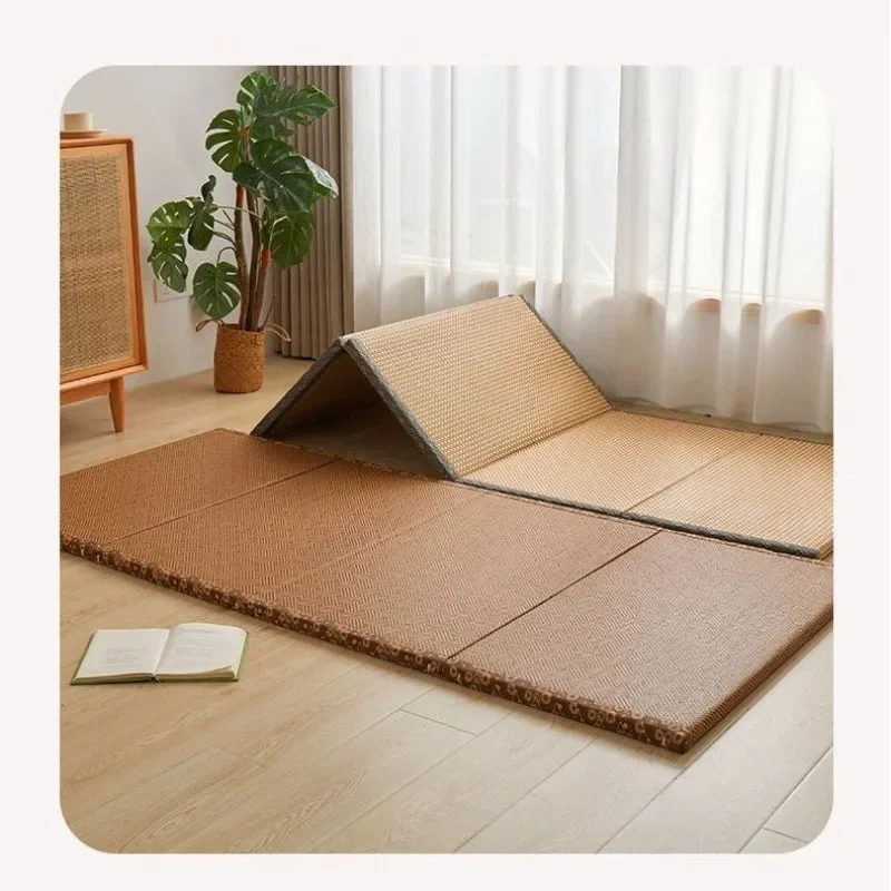 Japanese folding tatami coconut palm floor mat lunch break mattress bedroom mat