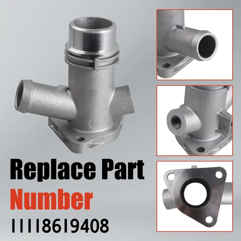 11118619408 Plastic/Aluminium Water Pipe Connector For BMW B58 F20 F22 F30 F36 F33 F32 G32 G12 M140I M240I 340I 440I 640I 740L view 5