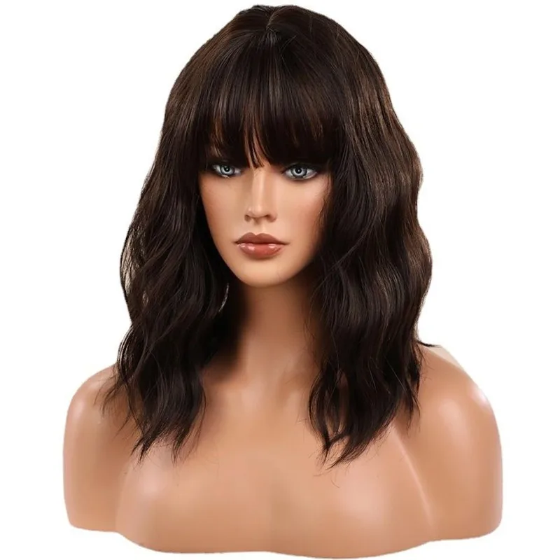 wig-female-short-wave-roll-air-bangs-simulation-hair-bobo-head-medium-and-long