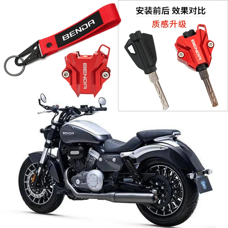 

2026 explosions For Benda Chinchilla 300 450 Rock300 Lfs700 Lfc700 Rock 300 Motorcycle Accessories Key Cover Case Keychain