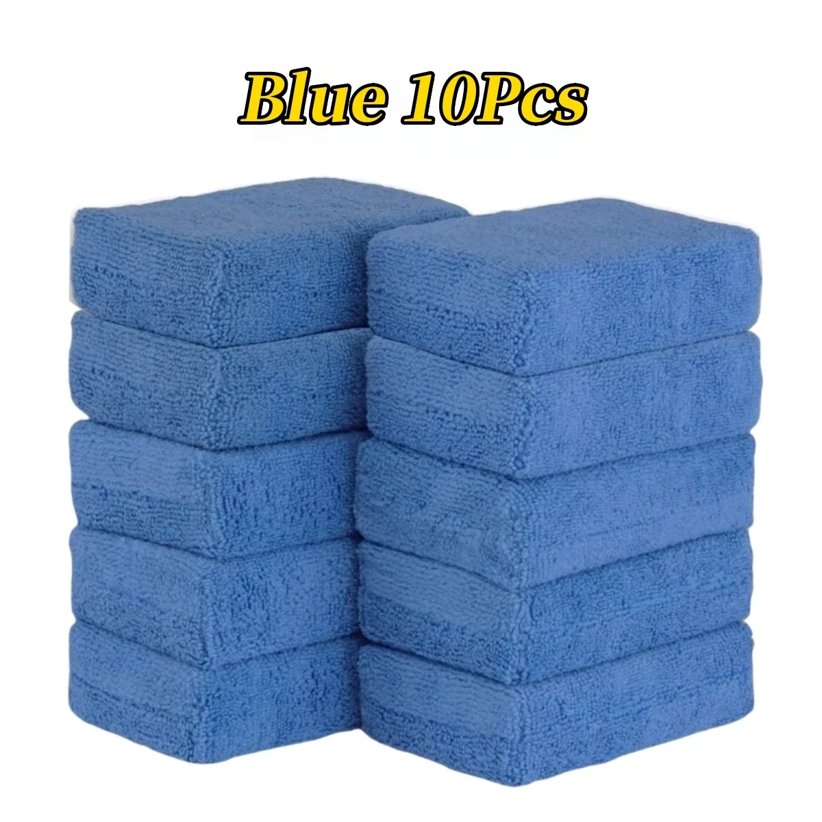 Wax Applicator Pad - 10PCS Microfibre Car Wax Applicator Pads