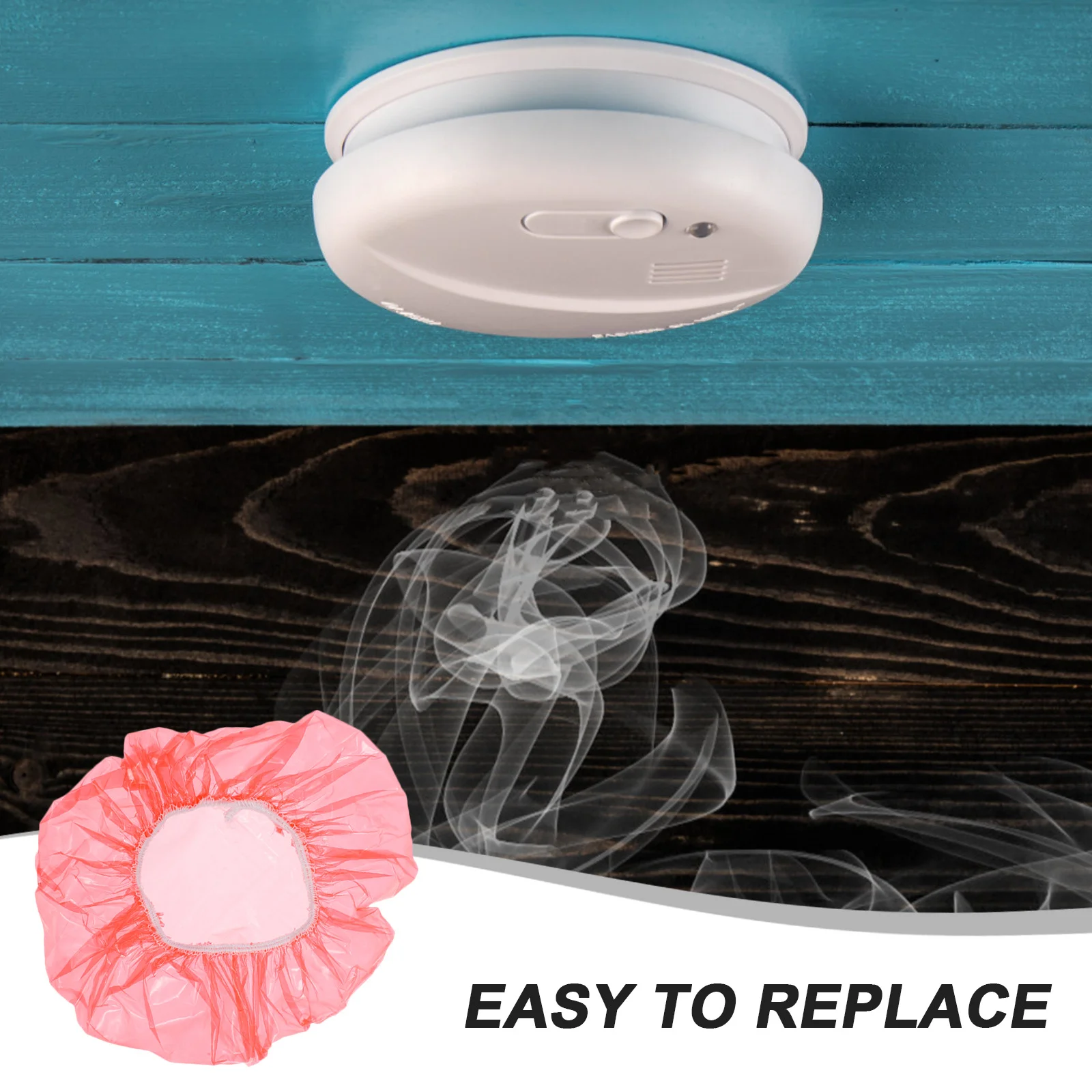 100 قطعة غطاء دخان واقي من البلاستيك مقاس 16 سم مناسب عالميًا للطهي والخبز والغبار والمكتب المنزلي