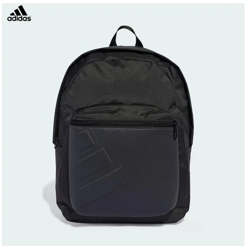 Adidas Unisex ESS EMBOSS BP Genuine Leisure Sports Backpack Large Storage Multi Pocket School Outdoor Travel Daypack JY1001