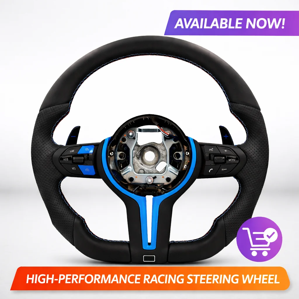Blue M1M2 Button M Sport Steering Wheel for BMW F10 F12 X5 F15 X6 F16 F20 F21 F22 X3 F25 X4 F26 F30 F31 F32 F33 F34 F36 F80 M3