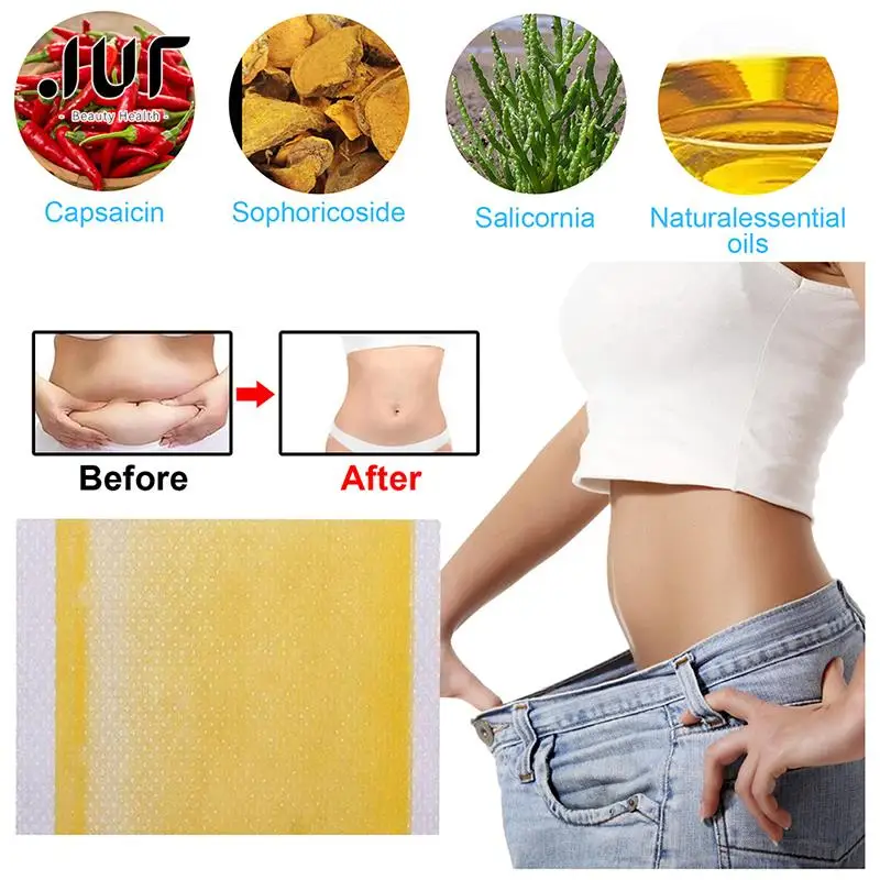 20pcs Belly Slimming Patch Kit Abdomen Fat Burning Diet Boosts Metabolism Slimming Lose Weight Slim Patch