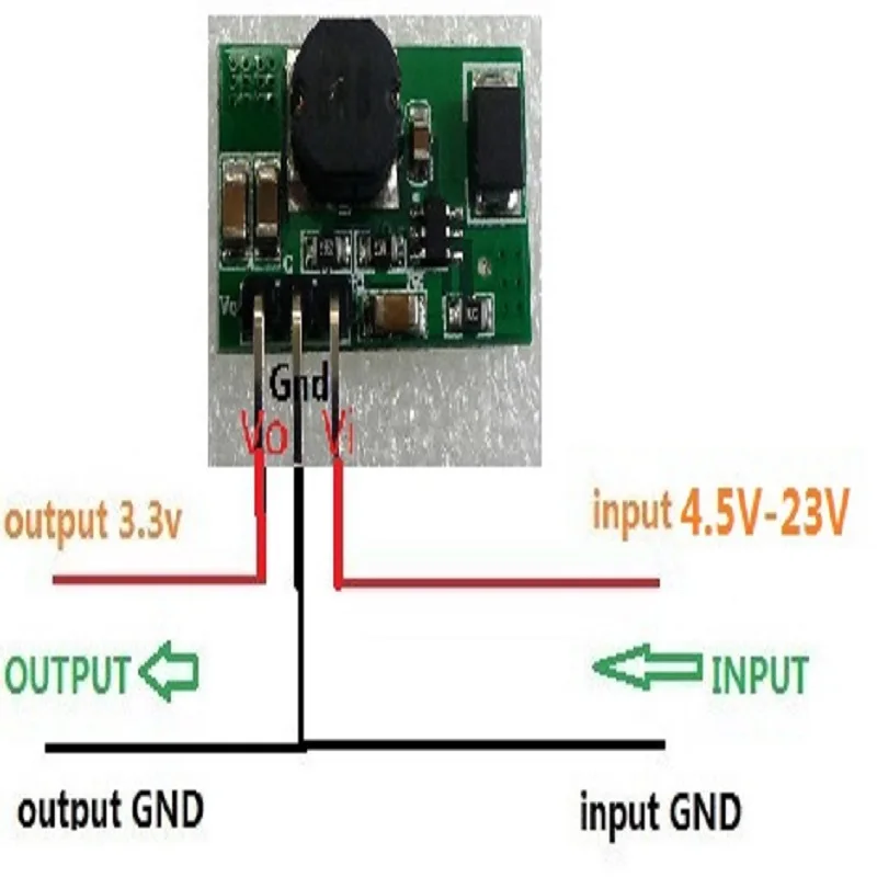 8 Pcs FP6190 replace AMS1117 Lm2596 DC DC Converter 5V-23V to 3.3V Step Down Buck Regulator Power Module