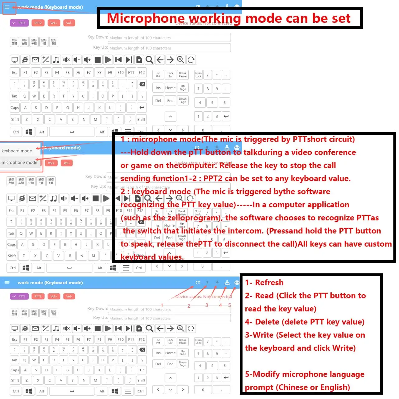 ETS2 için USB Mikrofon (Hoparlörsüz)