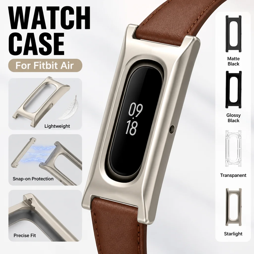 New Multicolor 12mm Inner Lug Adapter Case Connector Conversion For Google Fitbit Air Watch Band Strap Replacement Accessories