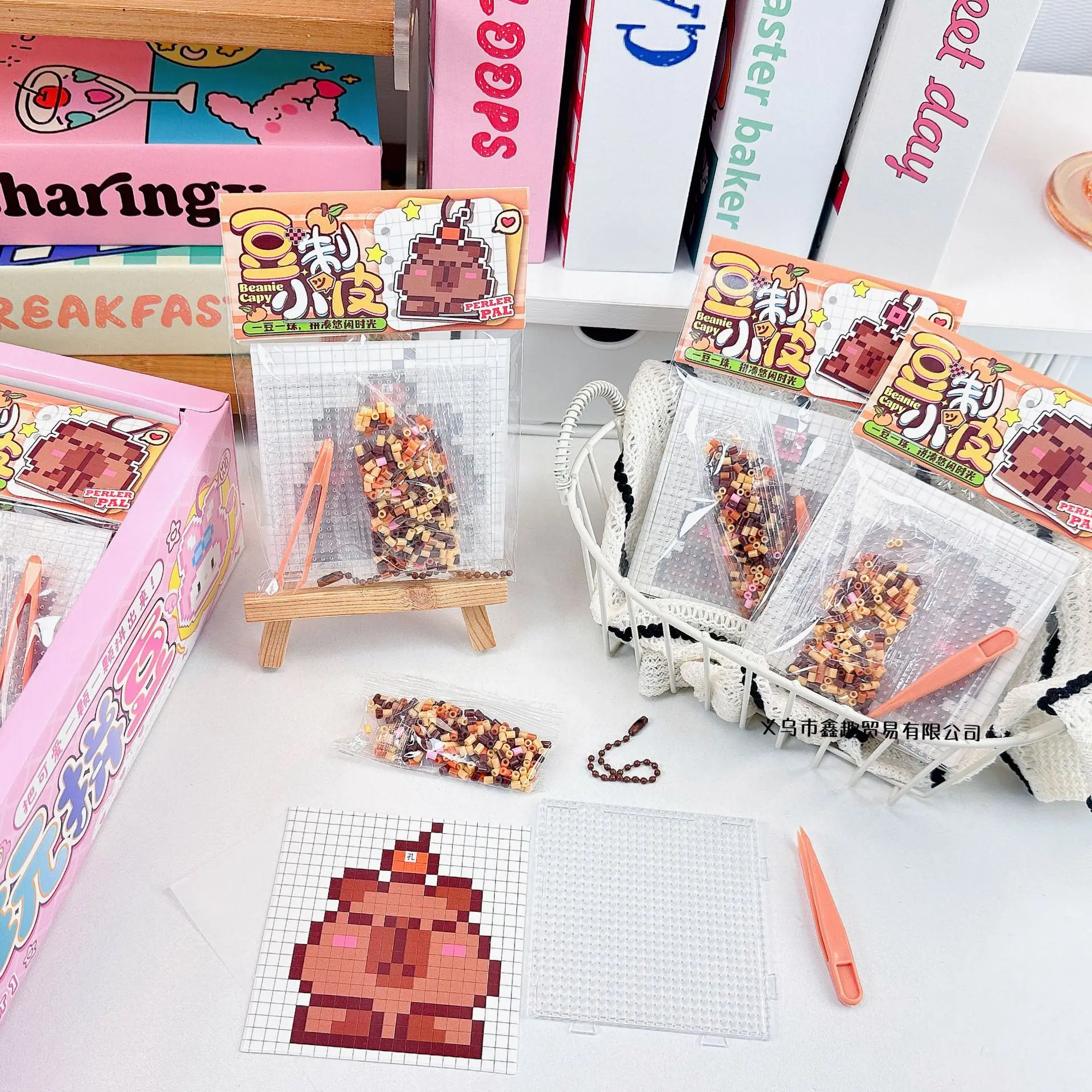 マイメロディ ピンビーン 手作りDIYセット 3D立体 ピンビーン 女の子 男の子 子供向けパズルおもちゃ