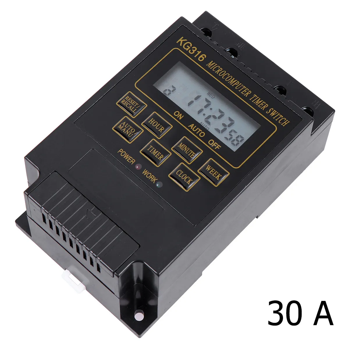 1Pcs 220V 30a Microcomputer Timer Switch Clear Screen Easy to Use Durable Time Control Accessory Microcomputer Timer view 4