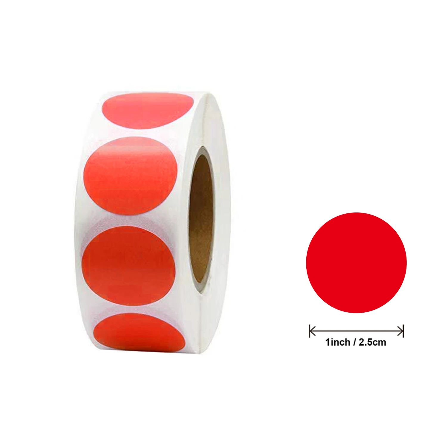 100-500Pcs Round Colorful Dots Label Stickers Kids Toy Writable Decor Stickers Teacher Reward Gift Packaging Stationery Stickers