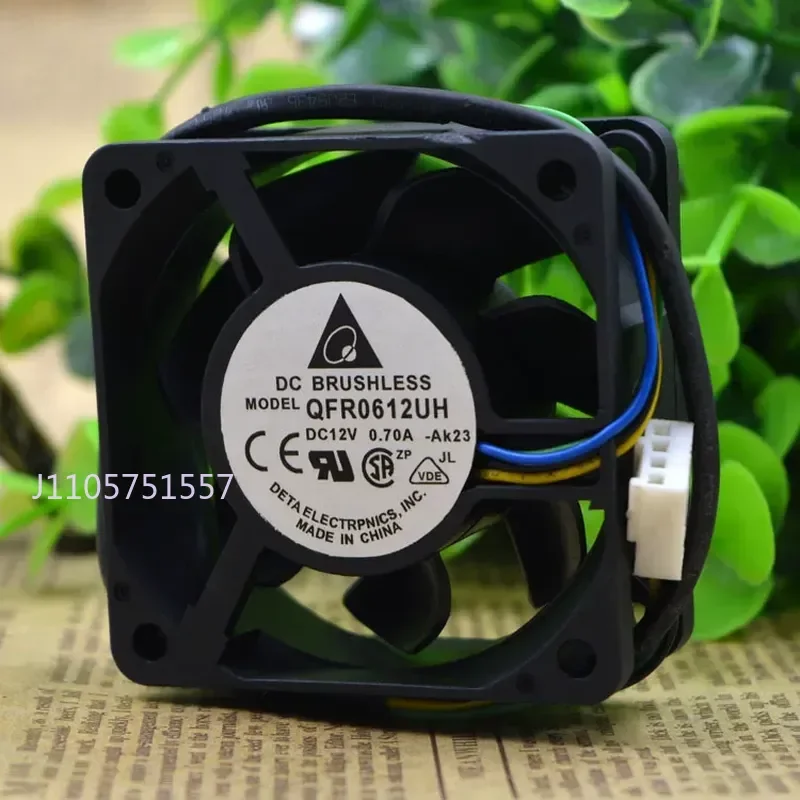 Genuine Delta QFR0612UH for Delta 6025 12V 0.70A 6CM/cm PWM Speed Control Large Air Volume Fan