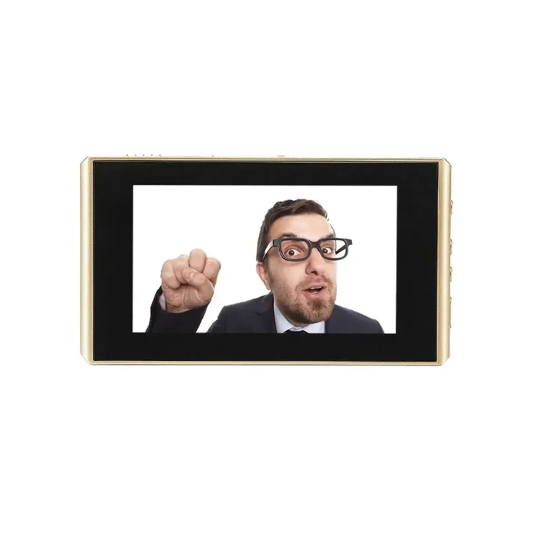 

4,3-дюймовая цифровая видеоглазок, дверной просмотрщик с обнаружением движения, кольцевым дверным звонком, монитор с записью безопасности