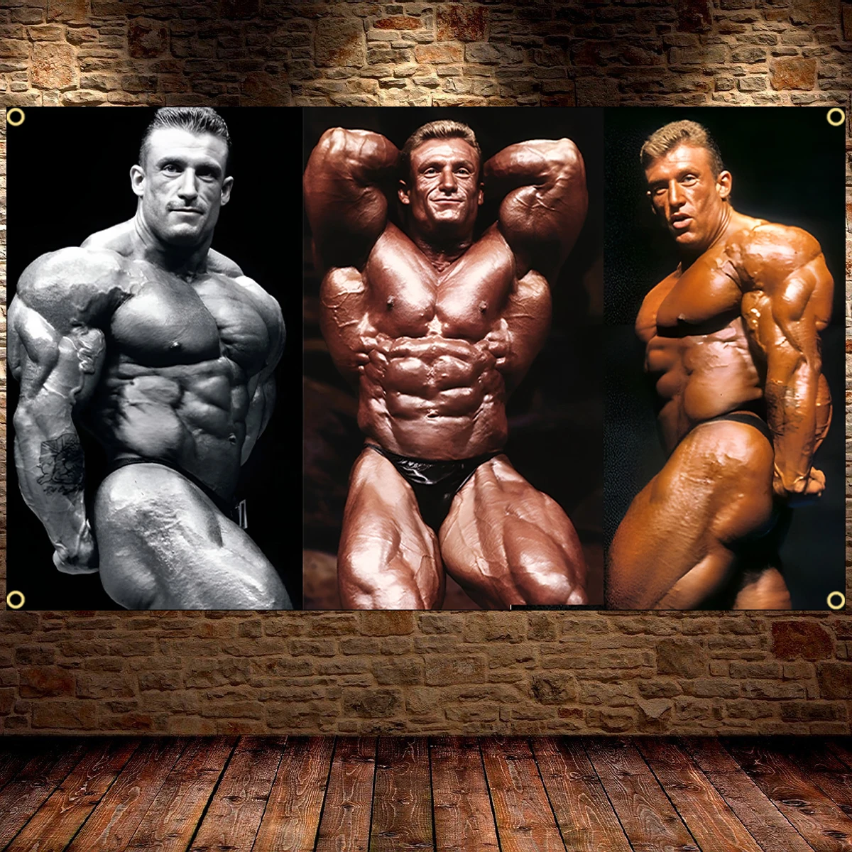 FLAGDOM 90X150CM 3x5Ft Bodybuilding GYM Flag Exercise Fitness Poster Sport Outdoor Club Printing Banner Brass Grommet