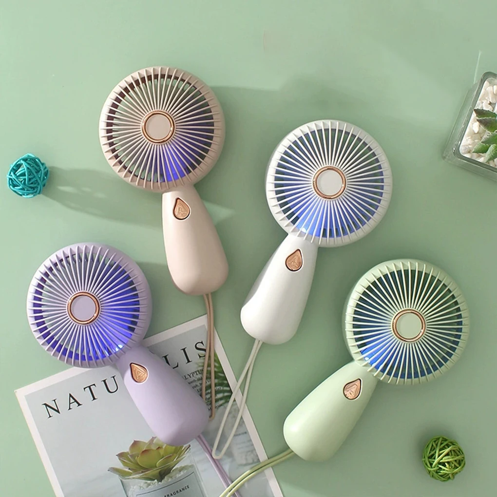 

Small Rechargeable Personal Cooling Fan, Portable Handheld Fan for Travel, Cute Small Fan Student Gift﻿, Indoor and Outdoor Use
