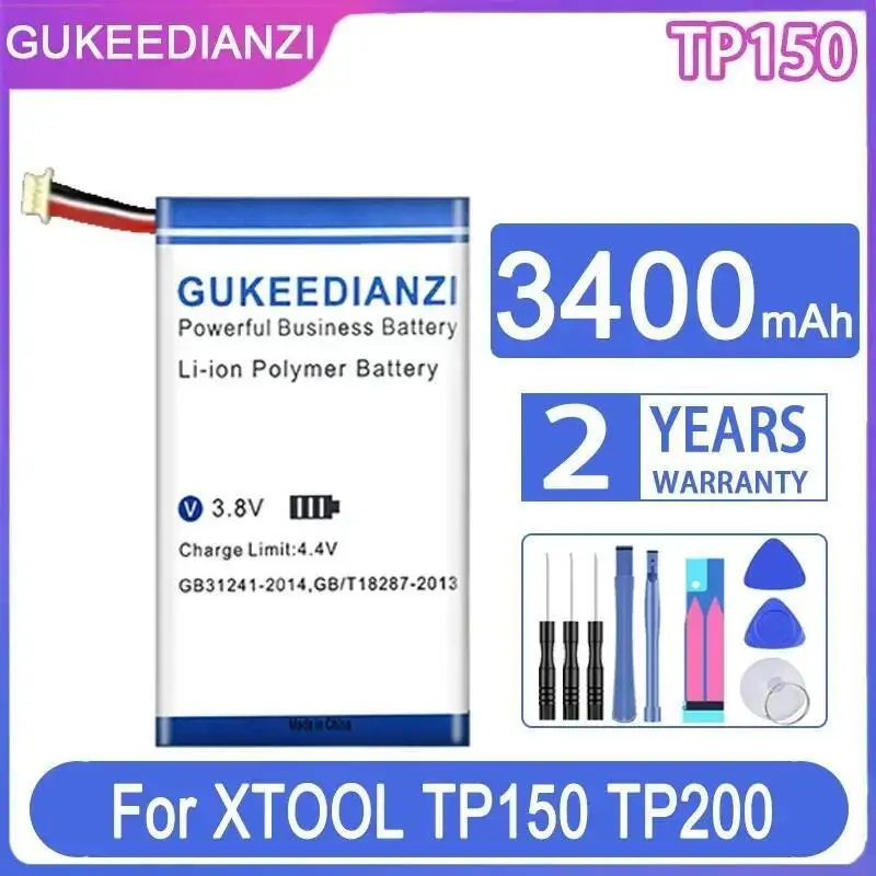 

For Xtool TP150 TP200 Car 3400Mah High Compatibility Automotive Diagnostic Equipment Battery